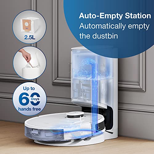 Image of ECOVACS DEEBOT N8+ Robot Vacuum Cleaner 2300Pa with OZMO Mop (2.5L Auto-Empty Station, dToF Laser Detection, Carpet Detection, Multi-floor Mapping, Virtual Boundary, WIFI /Alexa /APP)