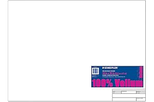 Staedtler Drafting Vellum Paper: Perfect for Technical Drawings and Architectural Sketches (18"...