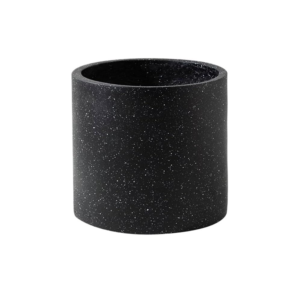 L8p2B5s7 Garden Pots Cylindrical with Speckled Flower Pot Floor Standing Planter for Balcony Garden