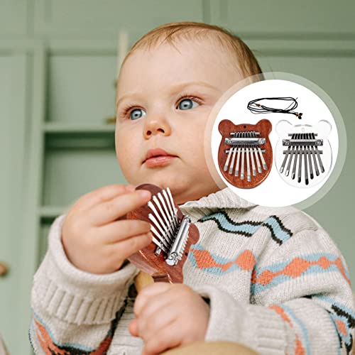 BIENKA 2pcs Kalimba Mini Pouce Piano 8 Touches Marimbas Portable en Bois Doigt Marimbas Piano Enfants Musique Jouets for… - Les Beatles, Paul McCartney, John Lennon, RIngo Starr, George Harrison BIENKA 2pcs Kalimba Mini Pouce Piano 8 Touches Marimbas Portable en Bois Doigt Marimbas Piano Enfants Musique Jouets for… – Image 5