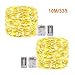 Produktbild Feenhafte Lichterketten mit Fernbedienung, [2Pack 33Ft] Vikdio Wasserdichte 100 Leds Sternenlichter 8 Modi Batteriebetriebene Silberdraht Lichter für DIY Hochzeit, Schlafzimmer, Garten (warmes Weiß)