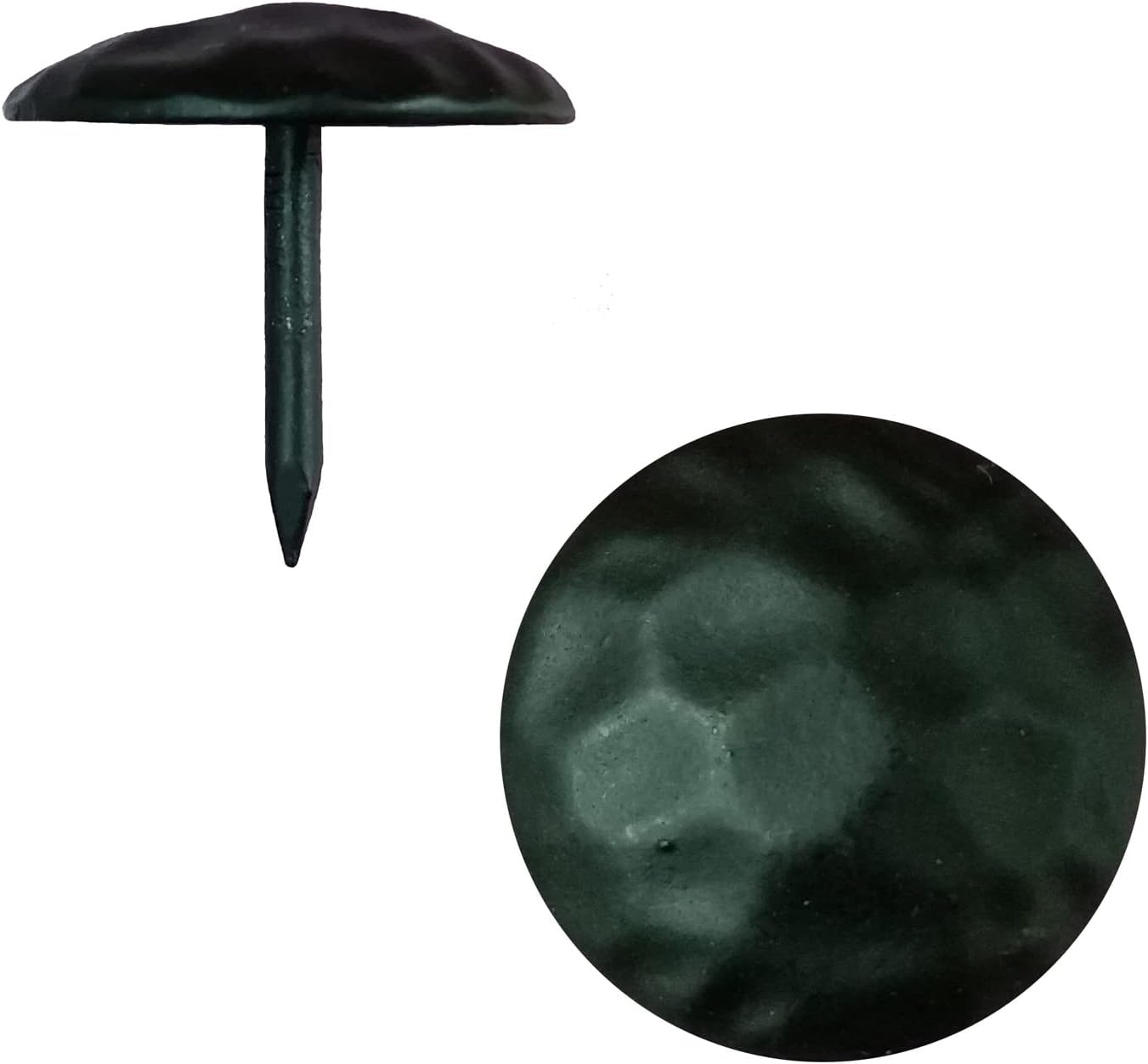 3/4 inch Round Clavos, 25 Pack of Premium Clavos Nails, Black Powder Coat Finish, Door Clavos …