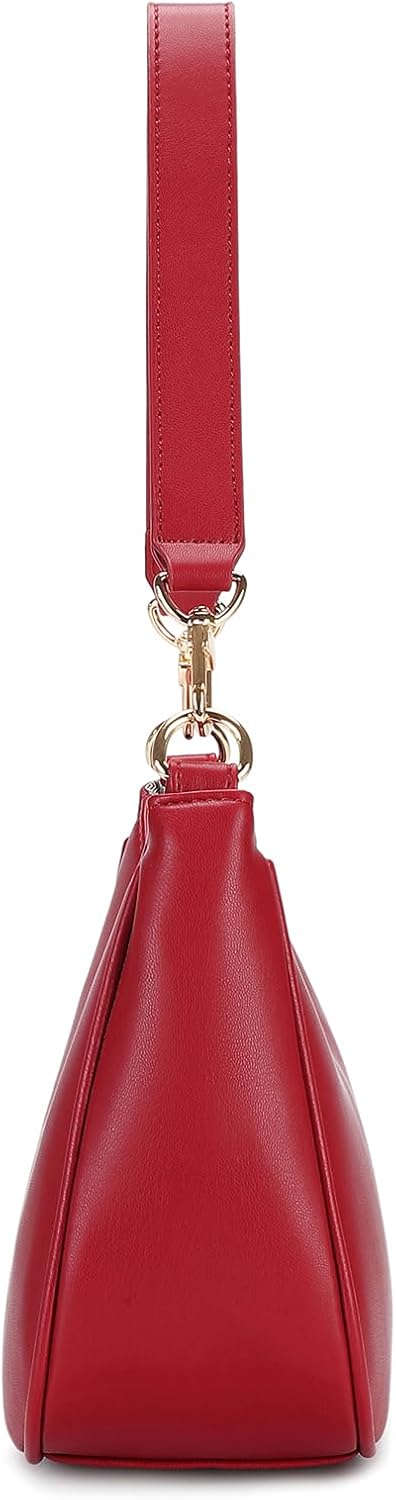 Shoulder Bags for Women, Cute Hobo Tote Handbag Mini Clutch Purse with Zipper Closure - Image 6