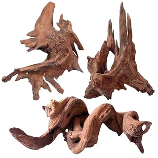 Jorewood lot de 3 bois flottés Coral Driftwood pour terrarium