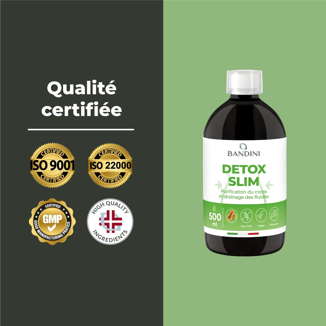 Bandini Detox Slim 500 ml - Detox Liquid, Digestive, Antioxidant