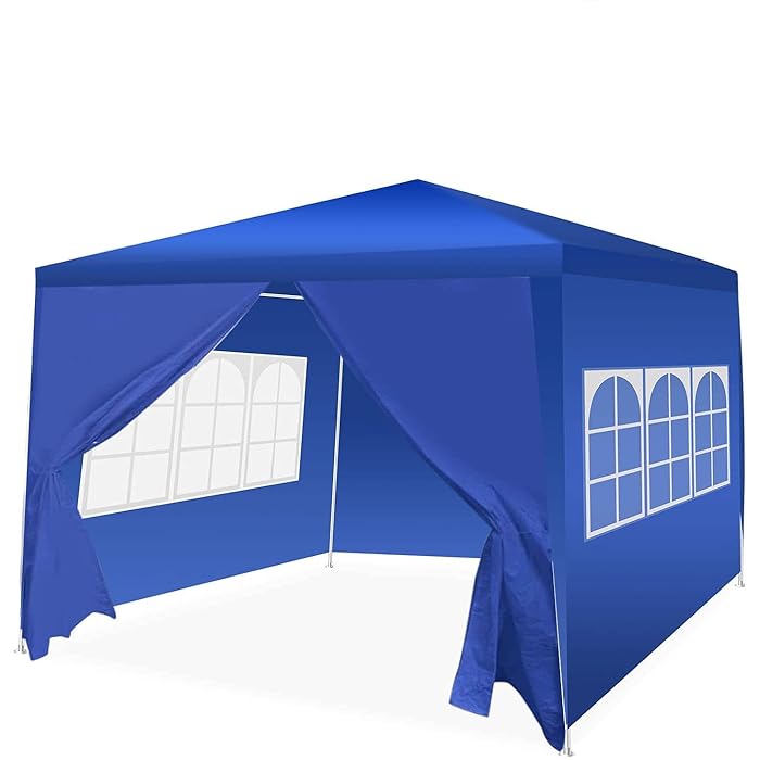Buy Buycitky Waterproof Gazebo with Sides 3m x 3m, White Garden Gazebo