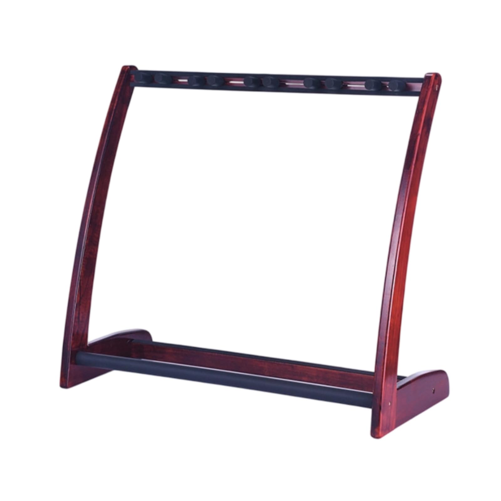 Porta con Supporti Imbottiti Antiscivolo Reggi Chitarra da Terra Compatto Rastrelliera per Chitarristi, Musicisti, Casa , Palissandro
