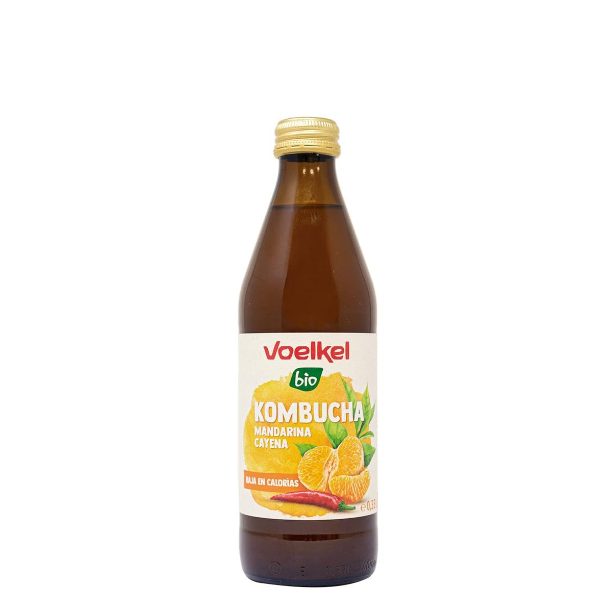 KOMBUCHA MANDARINA Y CAYENA 330ml. BIO