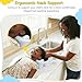 FANTOVO Hair Washing Station for Kids, Portable Hair Washing Basin with Ergonomic Neck Support for Home Sink, Tear-Free Shampoo Bowl for Kids & Toddlers