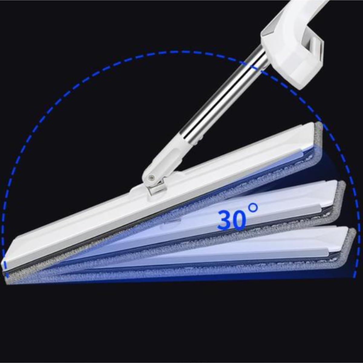 Fregona Mopa Fregona Plana For Lavado A Mano, Fregona De Limpieza Doméstica Perezosa, Tiras Limpiadoras De Doble Cara For Húmedo Y Seco Fregona para Limpieza