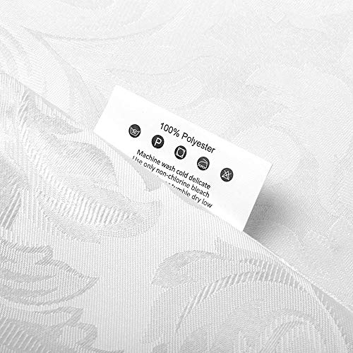 Colorbird Scroll Damask Jacquard Placemats Reversible Table Mats With 17 X 17 Inch Cloth Napkins Waterproof Polyester Fabric Tabletop Decoration For Wedding Banquet Party Events #TOP6