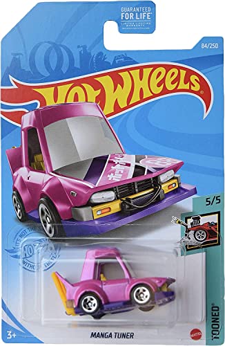 Hot Wheels Manga Tuner, Rosa/Púrpura 84/250 Tooned 5/5 miniatura 1