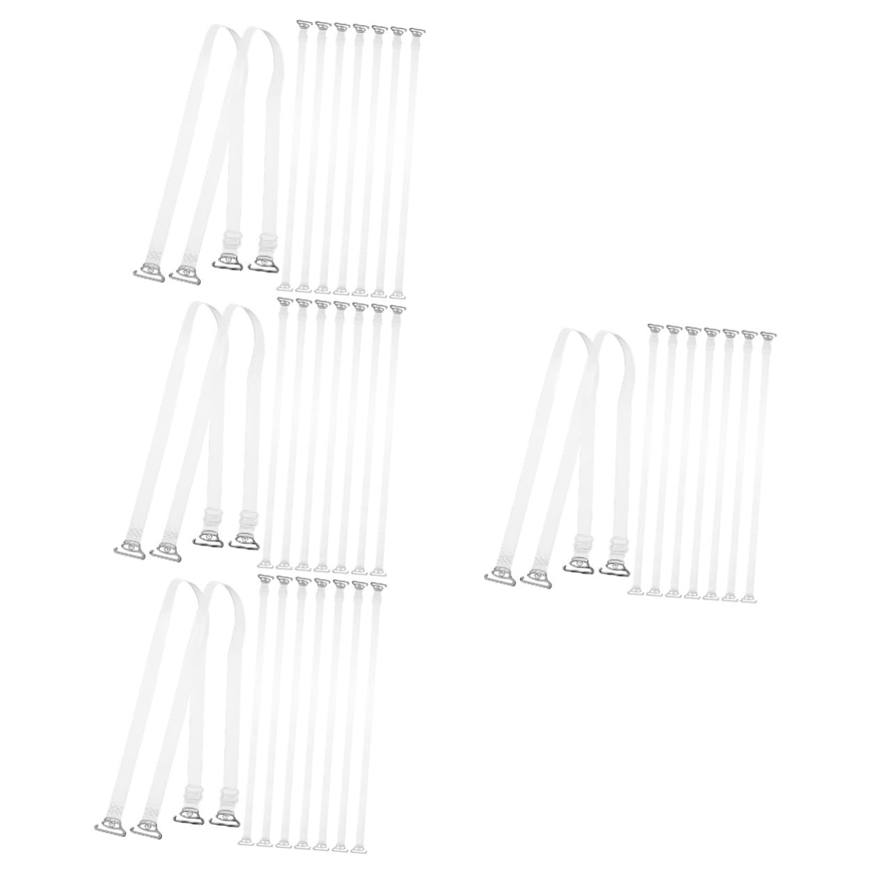 VALICLUD 20st Transparente BH-träger Dekorative BH-träger Sport-BH-verlängerung BH-träger Dekorativ Verlängerungsgurt Verlängerungs-BH-träger Elastischer, Verstellbarer BH-träger TPU，