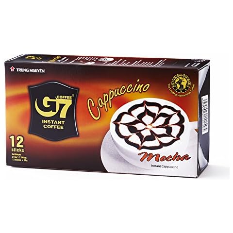 Trung Nguyen G7 Instant Coffee Cappuccino Mocha 12 Sachets 216g Cover