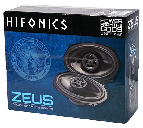 Hifonics 2 Zs693 6X9 800 Watt Car Audio Coaxial Speakers+2 4X6 400W Speakers #TOP5
