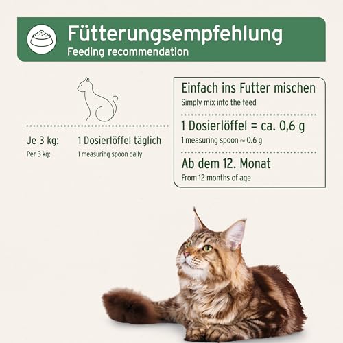 AniForte Barf Complete Katze 100g - Natürliche Rundumversorgung mit Omega 3, Bierhefe, Taurin, Hagebutte, Premium Futter Zusatz zum Barfen, Vitamine & Mineralstoffe