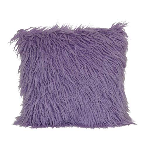 Brentwood Originals Mongolian Pillow 16x16 Lavender