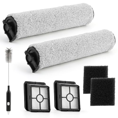RongZy 2 Rodillos de Cepillo 2 Filtros para Bissell CrossWave HF3 3598N Repuesto Aspiradora en Seco Húmedo, Juego de Accesorios Rodillos de Cepillo/Filtro HEPA/Cepillo de Tanque de Agua XX