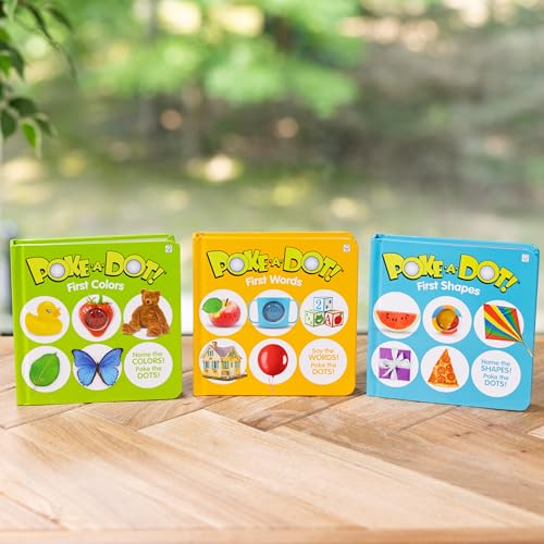 Melissa & Doug Poke-a-Dot! 3Pk First Words, Shapes & Colors, Interactive Children's Board Books with Buttons to Pop, Educational Sensory Toy for Toddlers & Preschoolers Ages 1+ - Image 9