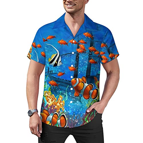 Camisas hawaianas de manga corta para tus vacaciones de verano en la playa