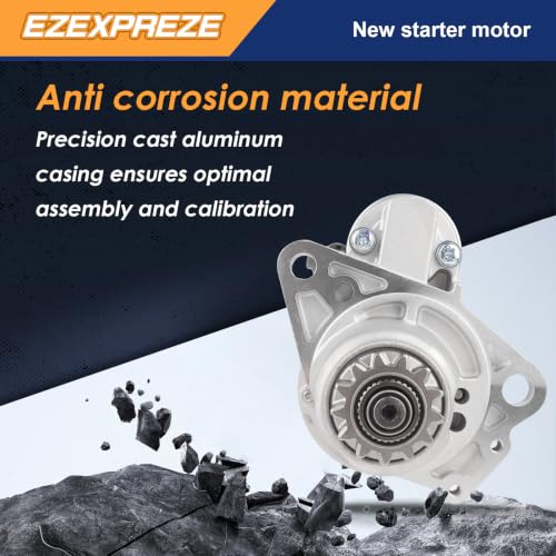 Image of Ezexpreze 17835 New Starter for 2.5L Nissan Altima 2002-2006 (Automatic Trans.) & 2007 (Automatic CVT Trans. to 10 /2006), for 2.5L Sentra 2002-2006 (Automatic Trans.)