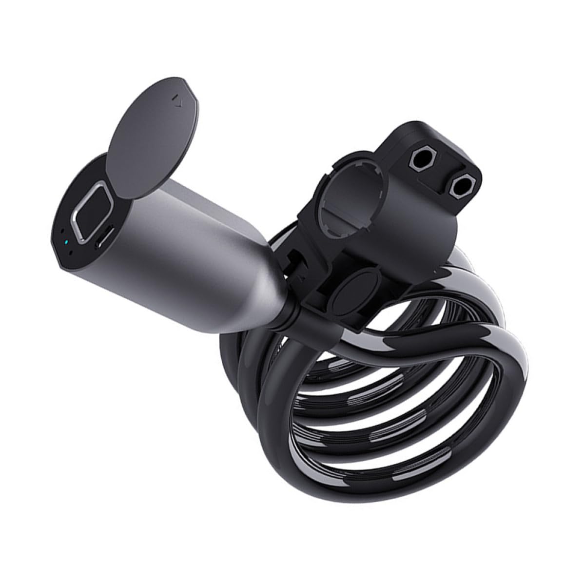 Fingerabdruck Fahrradschloss 1 Satz, 1, 5m Kabel, Ip65 Schwarz