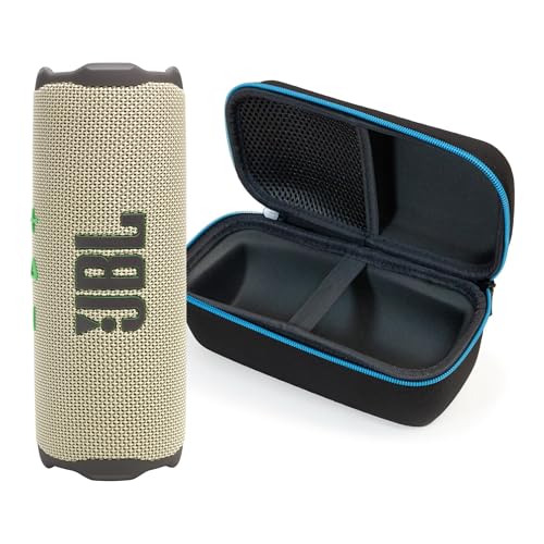Image of JBL Flip 7 (Sand) + Bundle with divvi! Protective Hardshell Case (Black)