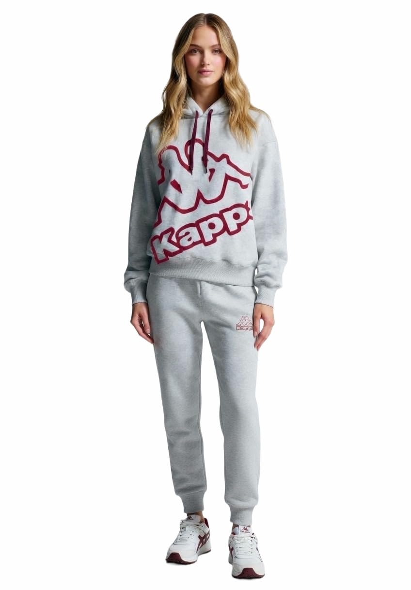 Kappa Women's Summer Cotton Tracksuit – Complete Jumpsuit in Summer Cotton Sweatshirt – Sporty – Lightweight - 5