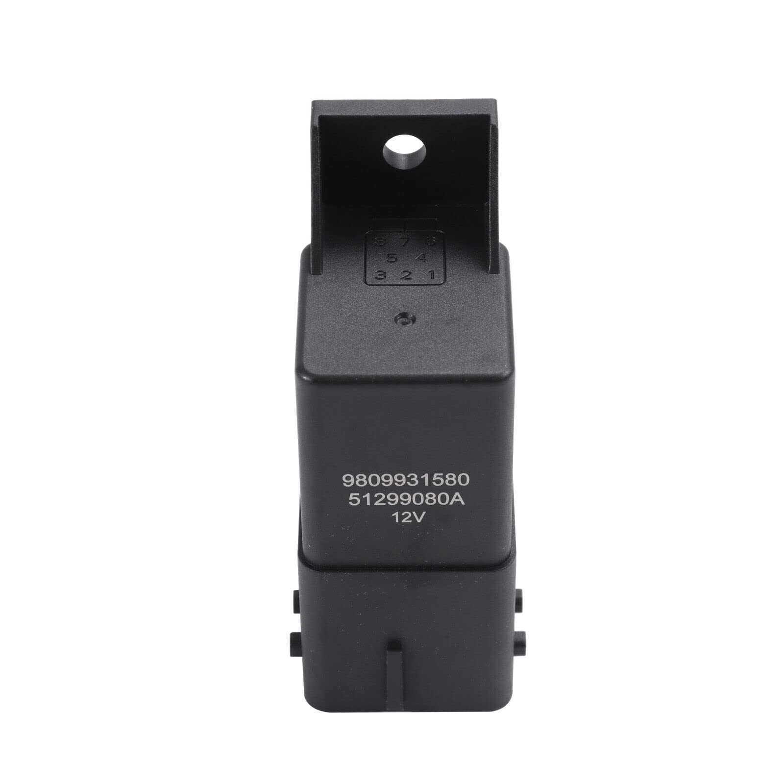 Relè candela di preriscaldamento Unità di controllo Sistema candela di preriscaldamento 9640469680 51299080A Per Peugeot Citroen Diesel Fiat Mini 12V 8-Pins Nero