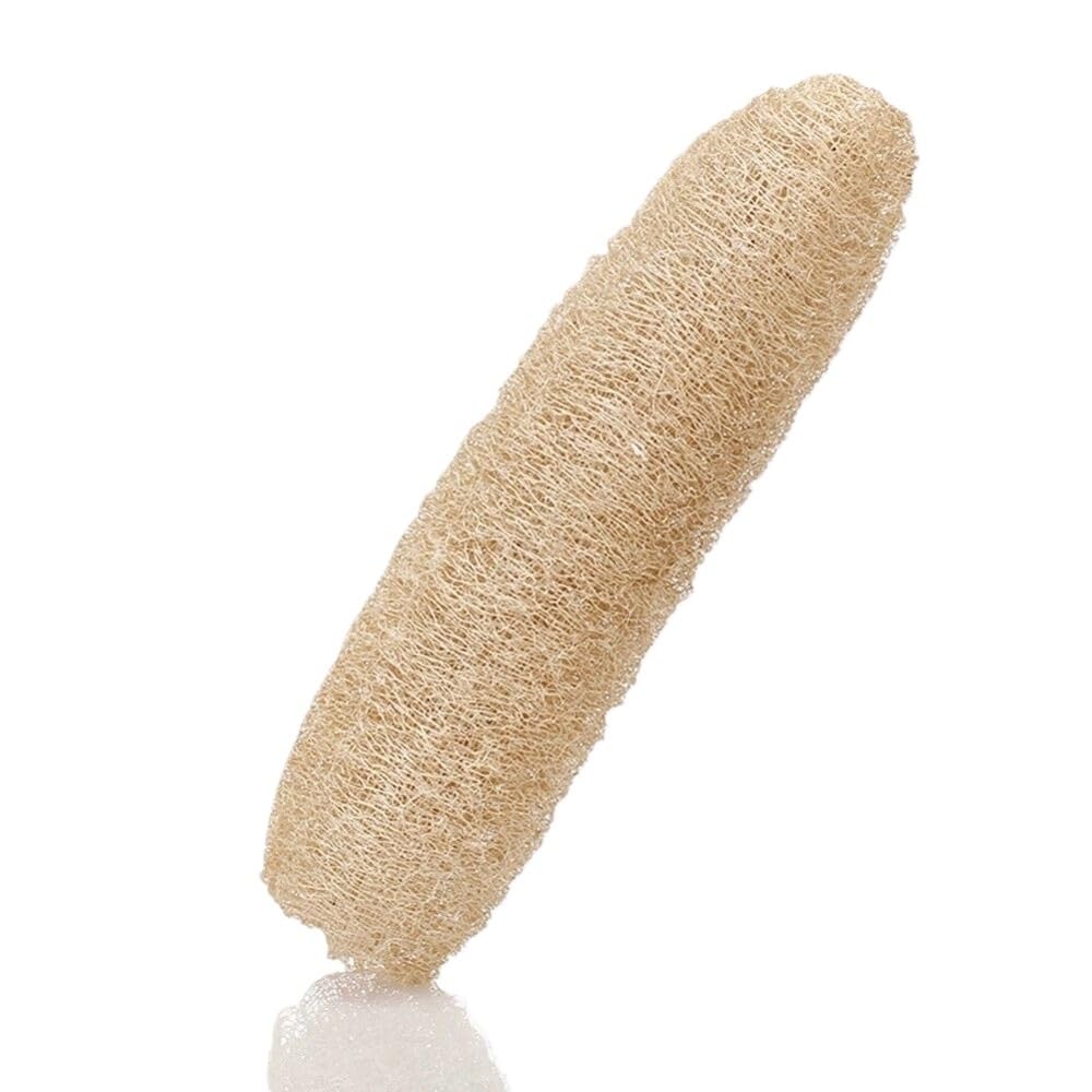 Éponge de luffa Naturelle, Longue Plantation, Douche corporelle, antiadhésive, Bonne Absorption, Serviette Vaisselle, Fourniture Cuisine et Bain(50-60cm)
