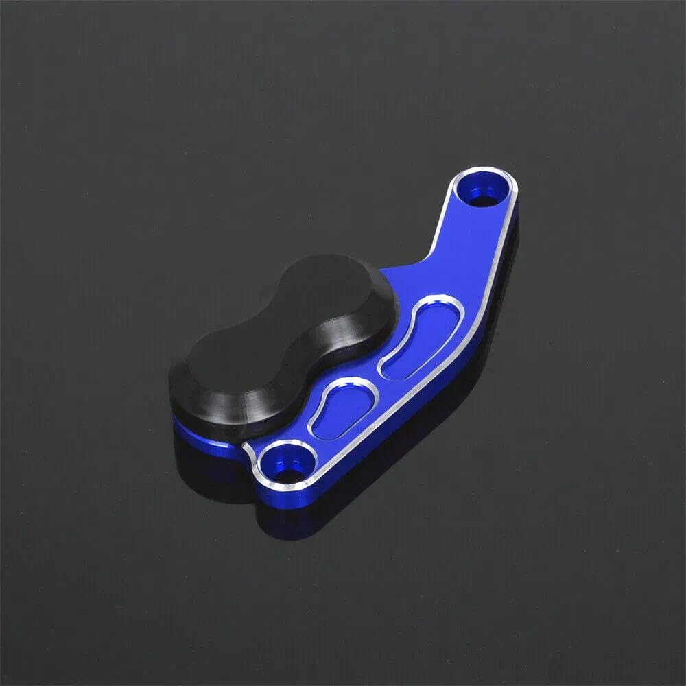 Monkey VorderbremsScheiben-Rotor-Schutzabdeckung-Schutzslider-Rahmenschutzslider, kompatibel mit Monkey 125 2018-2024, 3D-CNC-Aluminium-Motorradzubehör (Blau)