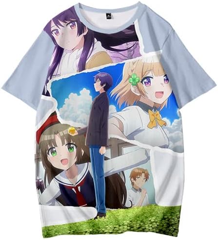 Amazon Cosco 幼なじみが絶対に負けないラブコメ グッズ Tシャツ 大人 アニメ 半袖 カジュアル 普段着 プレゼン ト B M アニメ 萌えグッズ 通販