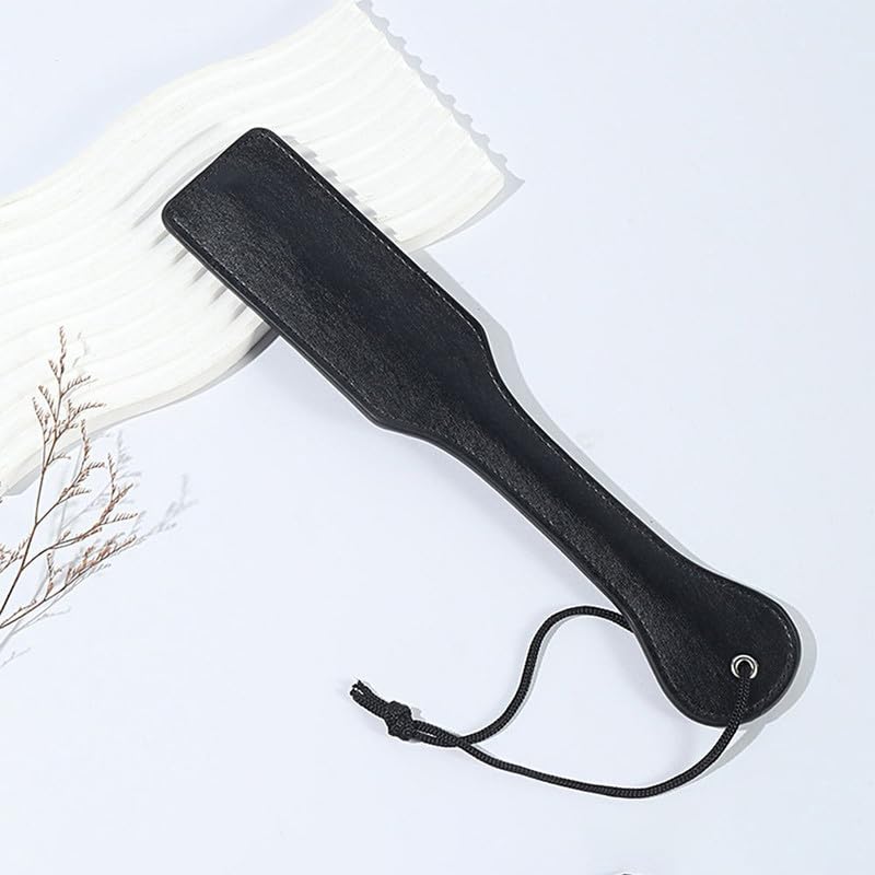 Racchetta in Pelle Nera, Accessori di Fitness Resistenza, Yoga, Allenamento di Forza, Regalo-H13