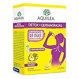 AQUILEA Detox + Quemagrasas 10 Sticks Solubles Sabor Piña - Para Neutralizar y Eliminar Toxinas - Complemento Alimenticio