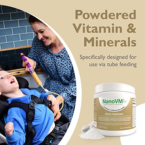 Nanovm T/F, Dietary Supplement For Tube Feedings, Allergen-Free Multivitamin For Kids, Flavorless Dietary Supplement With 14 Vitamins & 13 Minerals, Low-Carb Kids Vitamins, 275G - Solace Nutrition #TOP4