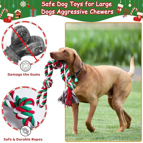 Jouets de Noël pour grands chiens interactifs pour s'amuser en intérieur - 11
