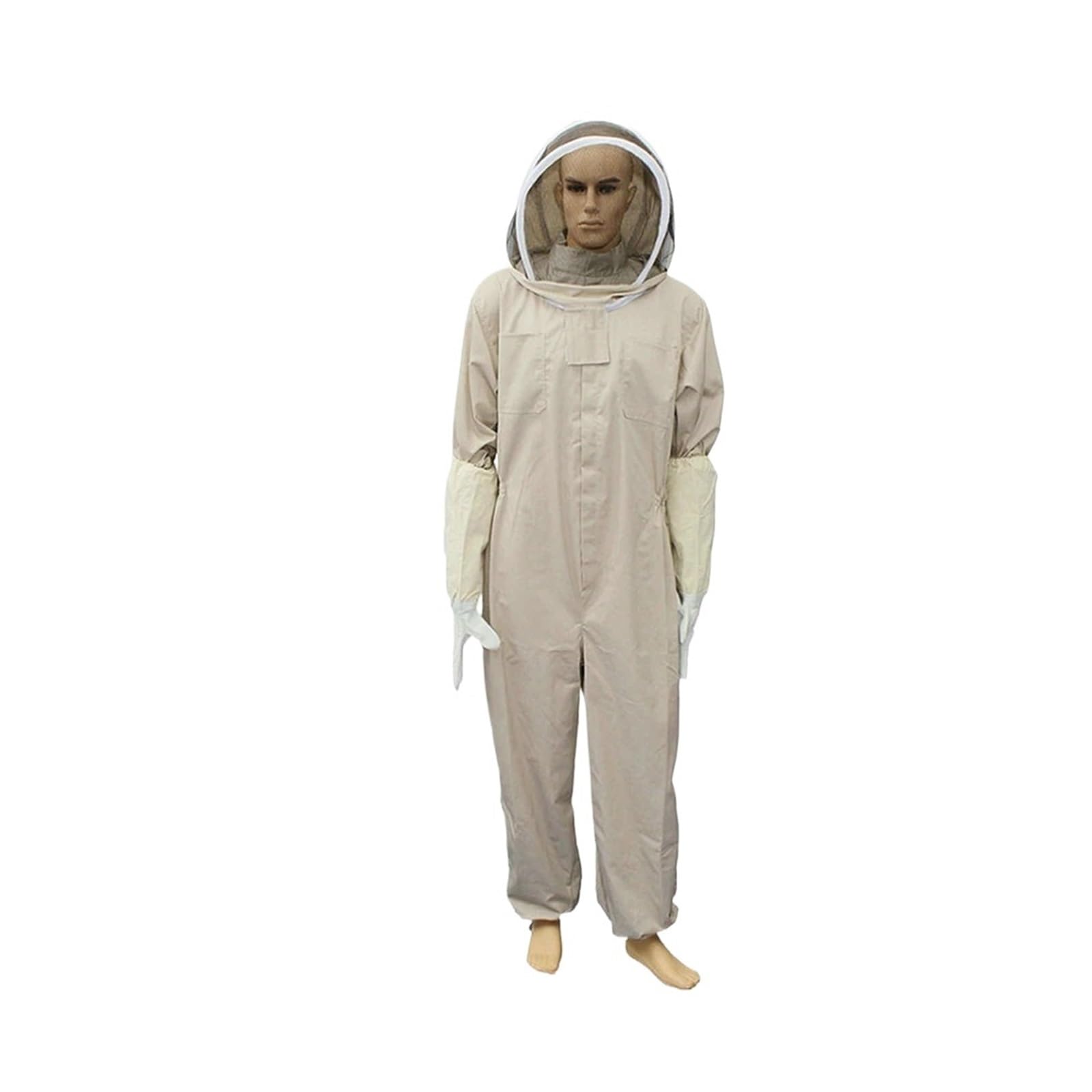 Abbigliamento for apicoltura completo for il corpo. Tuta professionale for | Con guanto in pelle ventilato Abbigliamento protettivo Abbigliamento di sicurezza agricola(Thick XXL)