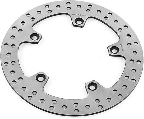 GZYF Rotores de disco flotante de motor de acero inoxidable Rotores de freno trasero para BMW K 1200 SABS 1200 2004-2007 plata