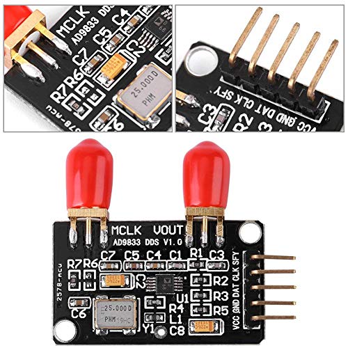 Image of TOPINCN AD9833 Digital DDS Generator Module Arbitrary Waveform Function Generator Frequency Meter 12.5 MHz