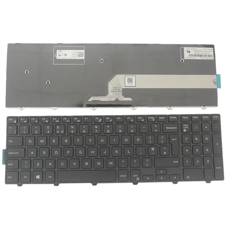 Clavier d'ordinateur portable pour réparer Inspiron 15 3558 touches bloquées usées
