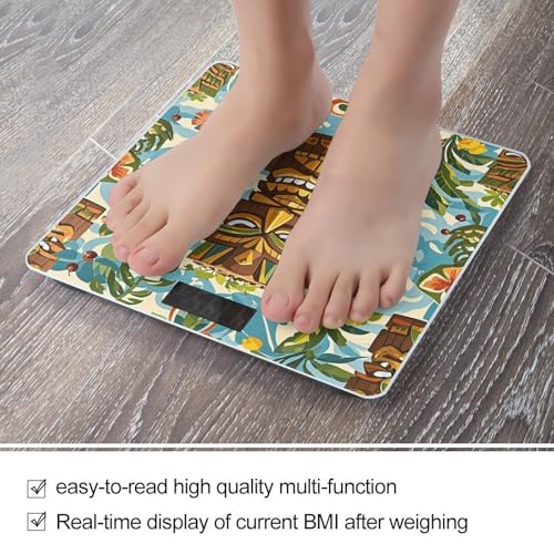 Báscula digital Vintage Aloha Tiki para baño miniatura 5