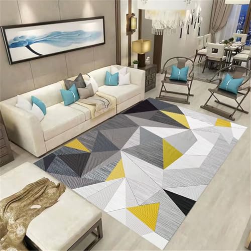 Tapis de canapé lavable géométrique pour éviter les glissades