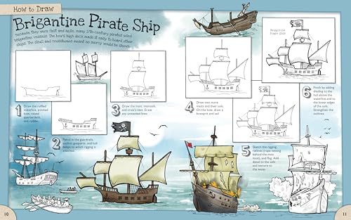 How to Draw Cool Ships and Boats: A Drawing Book for Kids Packed With 100+ Sailboats, Ocean Liners, and More (How to Draw Series) - Image 3