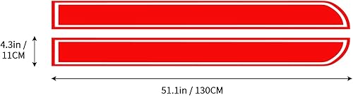 Miniatura 2 de 2 calcomanías gráficas de rayas modificadas para vehículos, decoración exterior de vinilo para el capó del automóvil, calcomanías protectoras contra