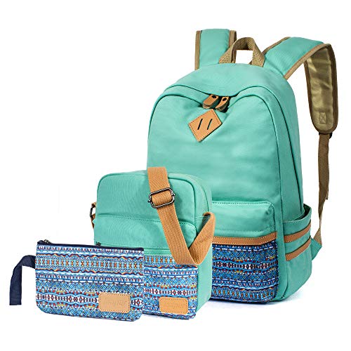 Leaper Mochilas para adolescentes niñas conjunto escolar bolsas librerías 3 en 1