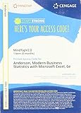 MindTapV2.0 for Anderson/Sweeney/Williams/Camm/Cochran's Modern Business Statistics with Microsoft Excel, 1 term Printed Access Card