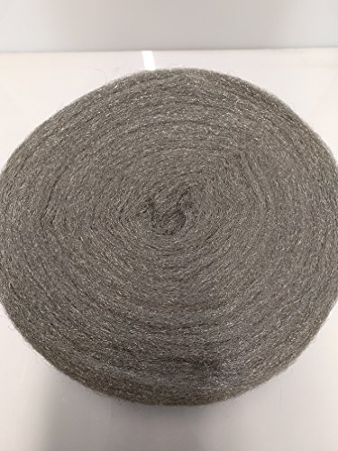 BARLESA BOBINA DE LANA ACERO DE 2,5 KG, Pulir, limpiar, cristalizar, decapar (Acero inoxidable, 2)