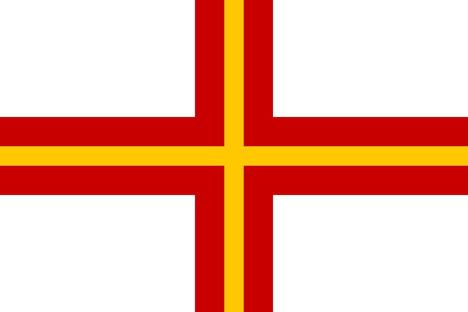 Drapeau Large Svatý Jiří de qualité supérieure pour Czech village