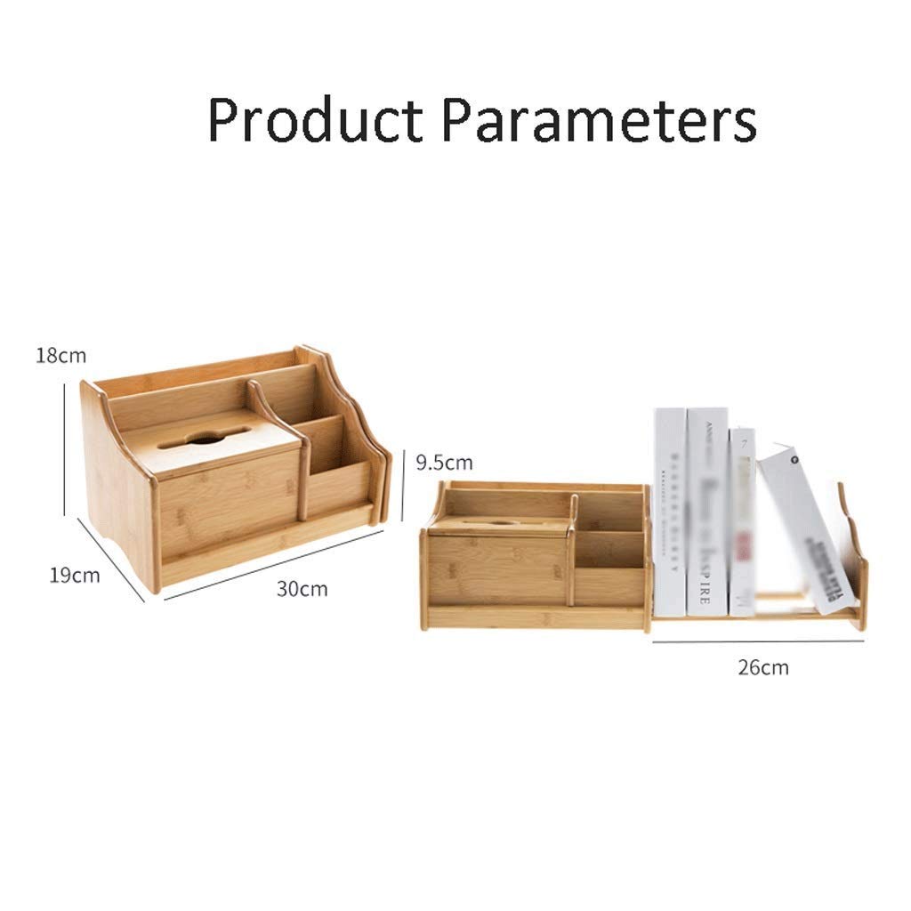 Aufbewahrung Ordner/Schnellhefter/Organisator/Desktop-Bücherregal aus Holz Büro-Schreibtisch-Organizer mit Schublade erweiterbarer E-Mail Sorter Desktop Organizer 3 Compartments Feder-Bleistift-Fernb
