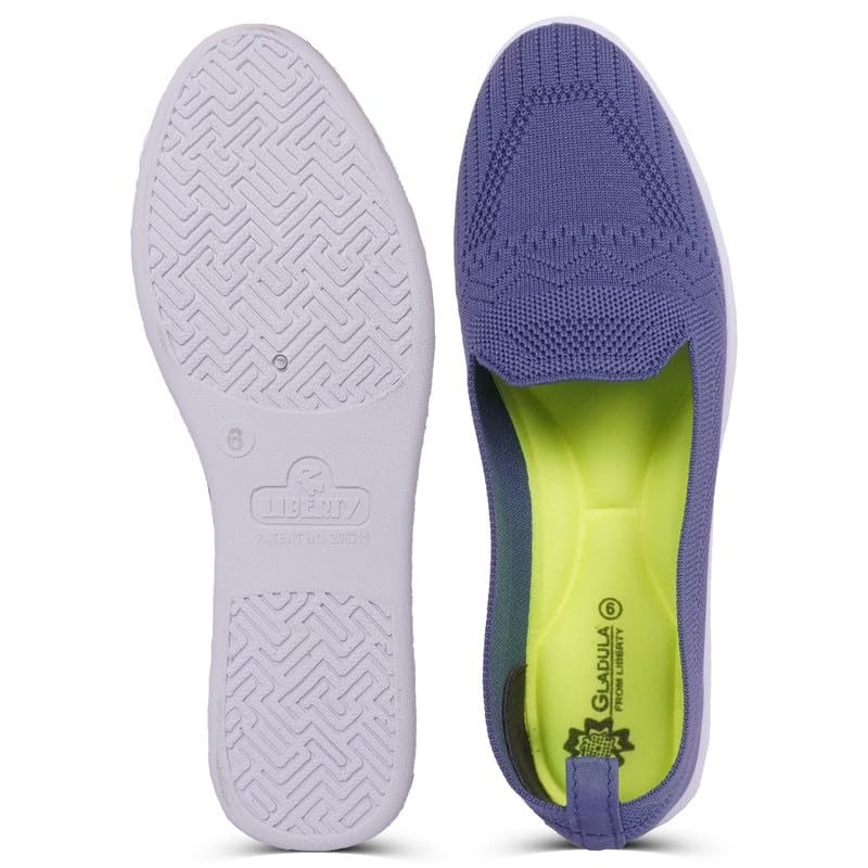 Image of Liberty Flexible Memory Foam Women's Shoes-Classic-01-Sky Blue-07